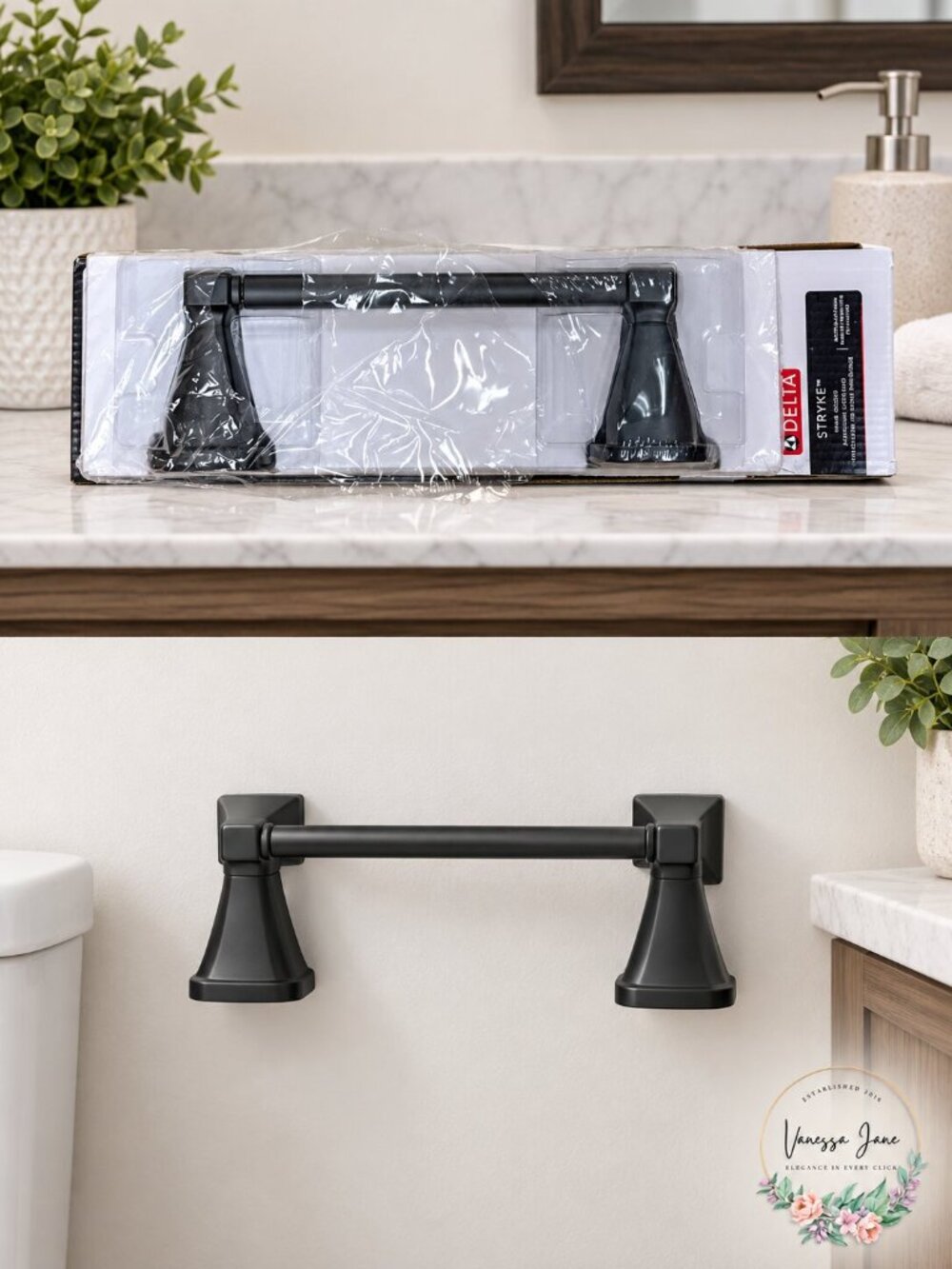 Delta Faucet Tissue Holder 77655-BL